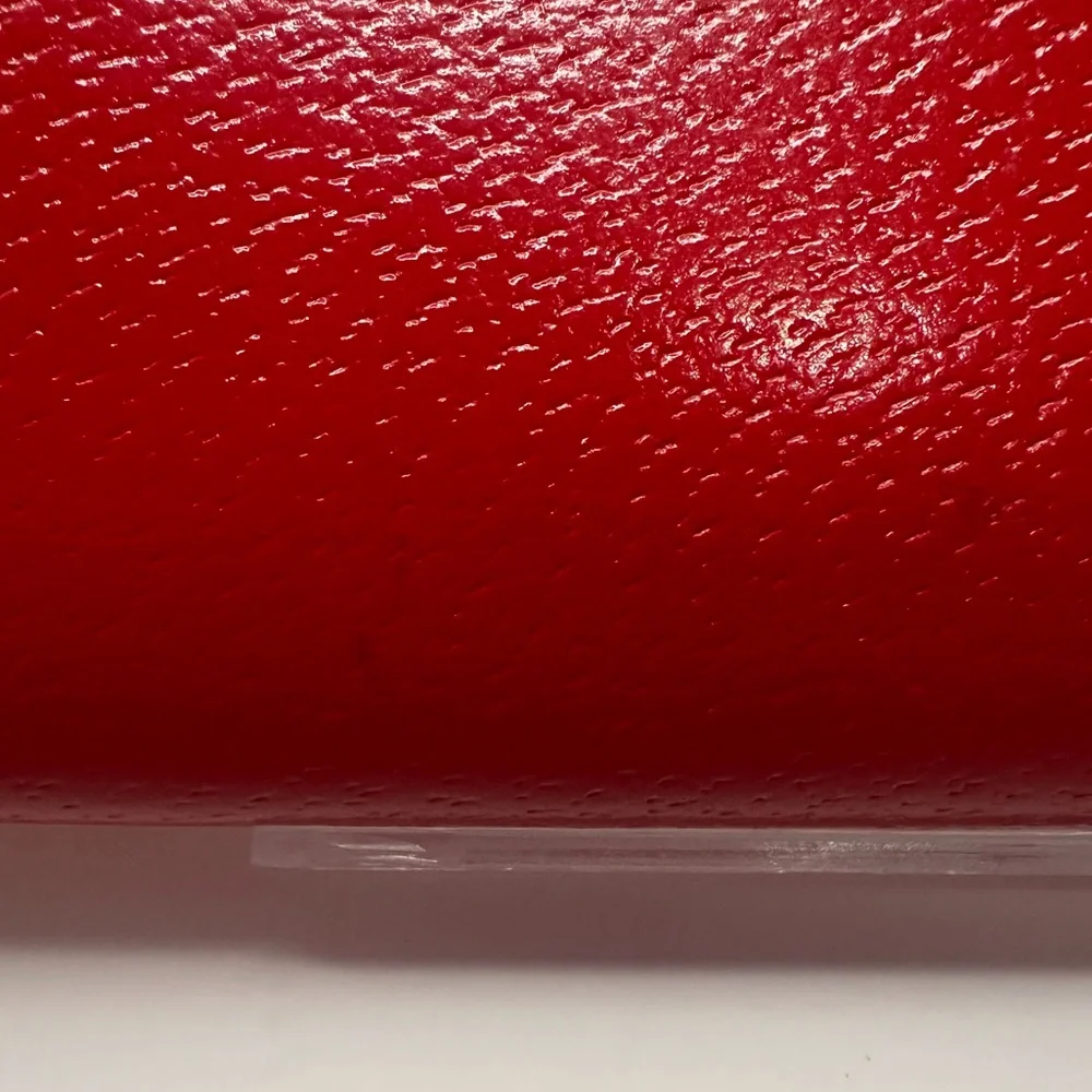 Kate Spade EUC Red Grained Leather Neda Wellesley Zip Around Wallet